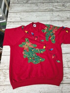 Vintage Jerzees Homemade Ugly Christmas Size XL